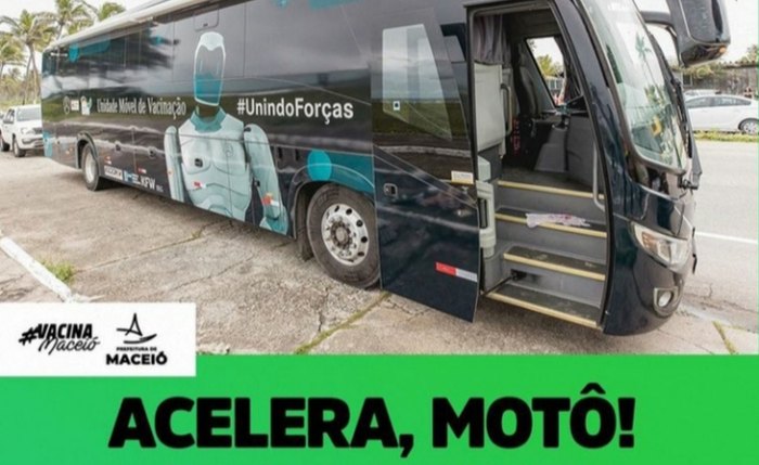 Busão da Vacina está na Feirinha do Tabuleiro nesta quinta-feira