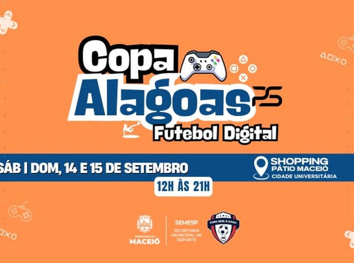 Torneio de futebol digital amador acontece neste final de semana em Maceió