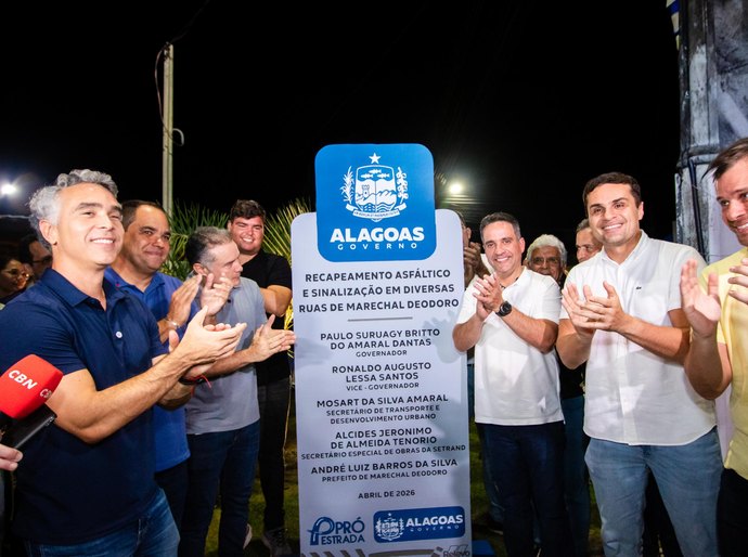 Marechal Deodoro recebe obras de pavimentação urbana e sala do Saúde Até Você Digital