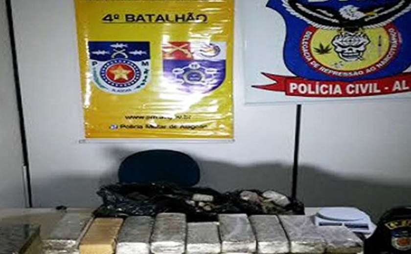 Maceió e região metropolitana registram seis ocorrências de tráfico de drogas