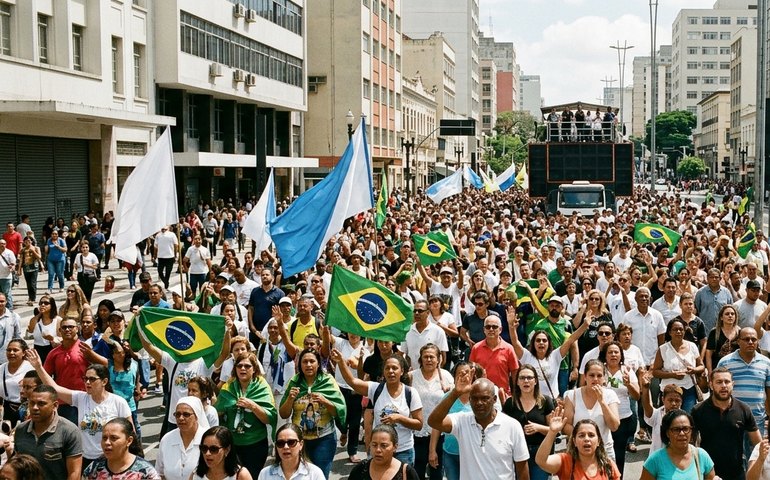 Marcha para Jesus acontece neste sábado, no Centro; confira como chegar e as mudanças no trânsito na região ao evento