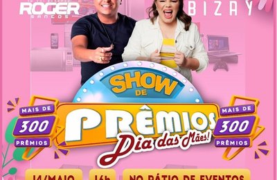 Prefeito Pino promove festival com mais de 300 prêmios para festejar o Dia das Mães em Campestre