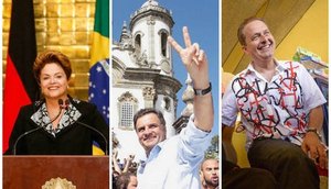 Dilma venceria os dois principais adversários no segundo turno /Monatagem/R7