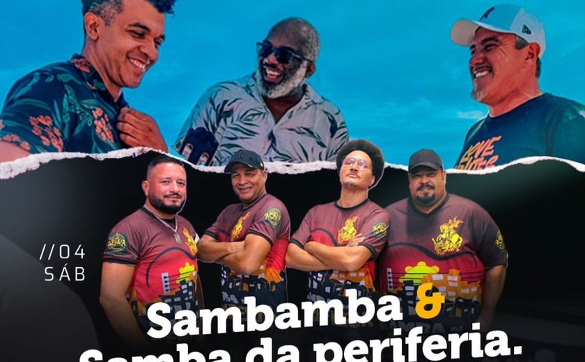 Samba da Periferia e Sambamba animam o Jaraguá neste sábado (4)