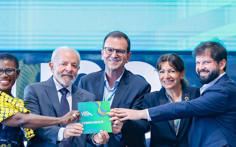 'Não haverá paz nas cidades se não houver paz no mundo', crava Lula no U20, criticando Gaza (VÍDEO)
