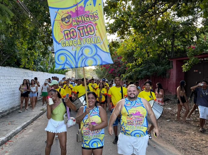 Bloco Garça na Folia se consolida como novo marco carnavalesco e força cultural do Litoral Norte de Alagoas