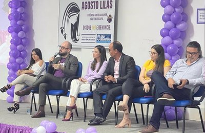 Juiz Rafael Wanderley debate violência doméstica em São Sebastião