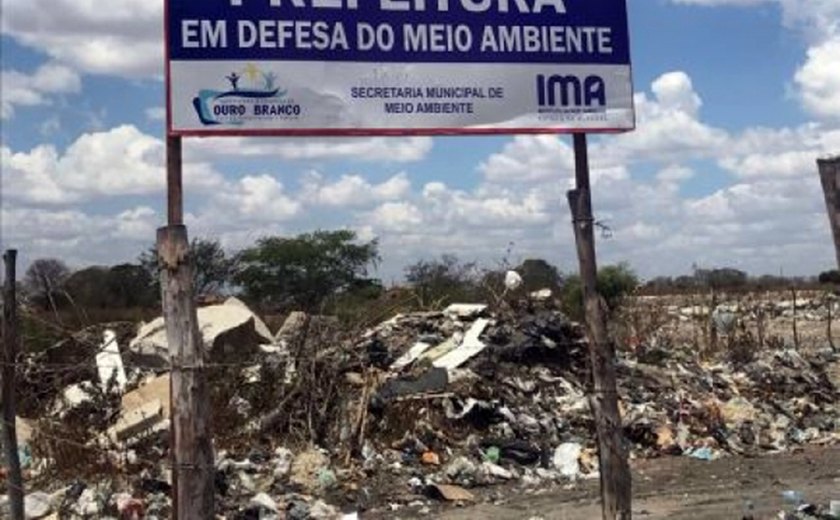 Estado de Alagoas terá 86 lixões fechados até abril de 2018
