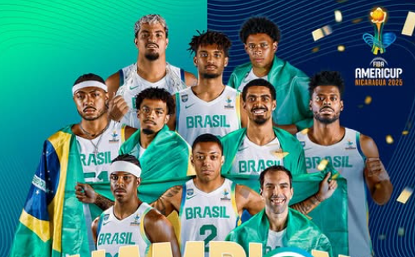 Seleção masculina de basquete derrota Argentina e se sagra campeã da Americup