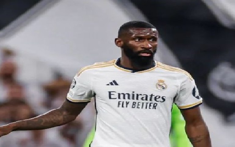 Rüdiger quer Real Madrid atento a De Bruyne em duelo com o City pela Liga dos Campeões