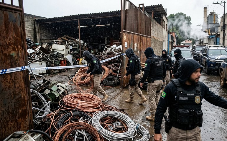 Polícia Civil mira ferros-velhos em operação contra receptação de cobre no Rio; policial é baleado