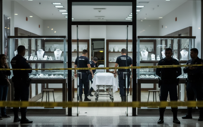 Mulher de 22 anos é assassinada por ex-namorado em joalheria de shopping