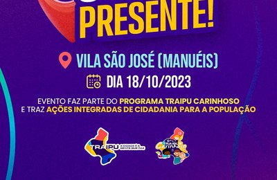 Prefeitura de Traipu realiza, nesta quarta (18), 5ª edição de programa itinerante na Vila São José