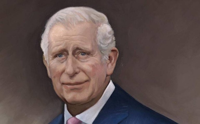 Retrato de rei Charles III é vandalizado em Londres por veganos: 'Objetivo é criar um debate'