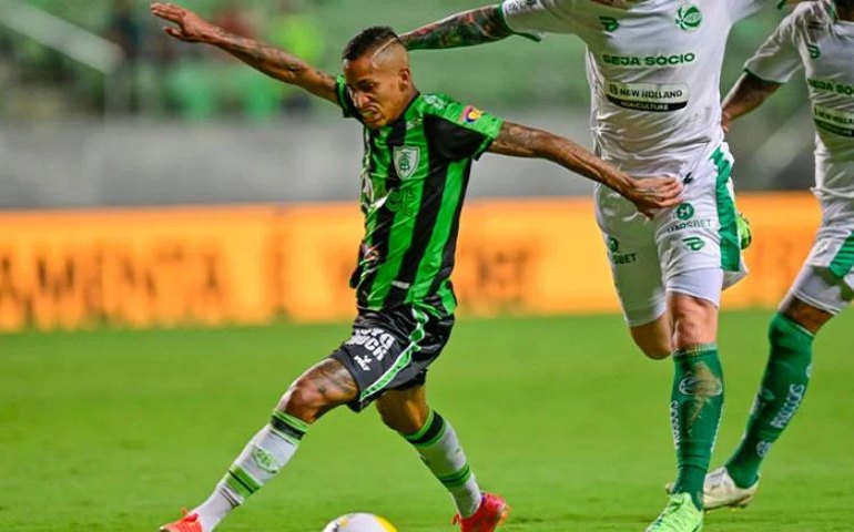 América-MG supera o lanterna Juventude e celebra 3ª vitória seguida no Brasileiro