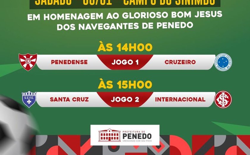 Copa de Futebol Master traz alagoano campeão mundial de clubes para Penedo