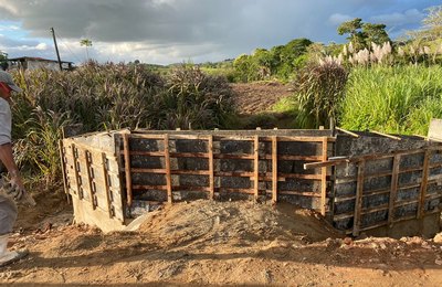 Prefeitura segue com trabalho de intervenções em pontes, bueiros e pontilhões na zona rural de Palmeira