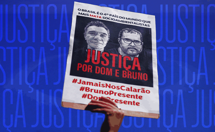 Bruno Pereira e o jornalista britânico Dom Phillips Bruno Pereira e o jornalista britânico Dom Phillips