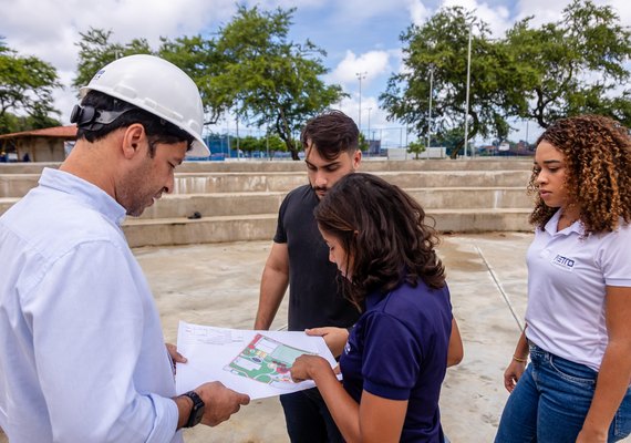 Em construção, espaço de lazer do Osman Loureiro ocupa área de 21 mil m²