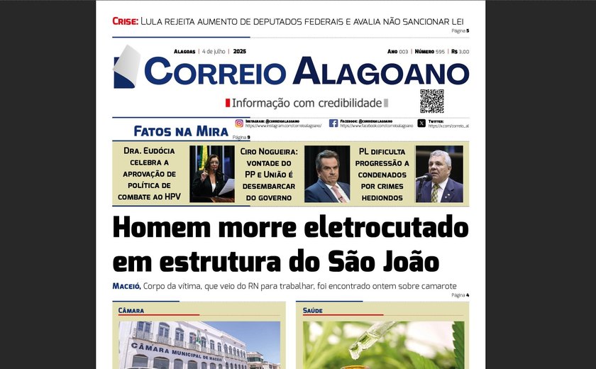 Homem morre eletrocutado em estrutura do São João