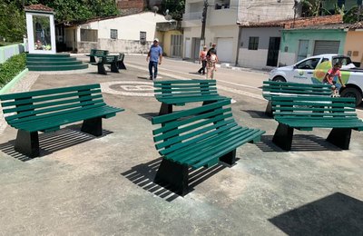 Prefeitura de Branquinha conclui reforma e revitalização da Praça Padre Cícero