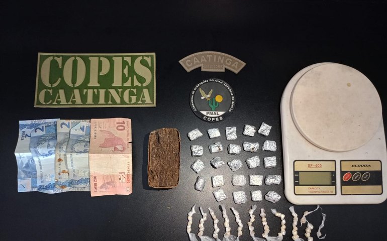 PM apreende armas de fogo e drogas nas últimas 24 horas na capital e interior do estado