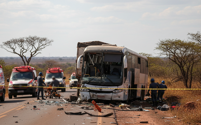 Grave acidente com delegação do Águia de Marabá deixa um morto e feridos no Tocantins