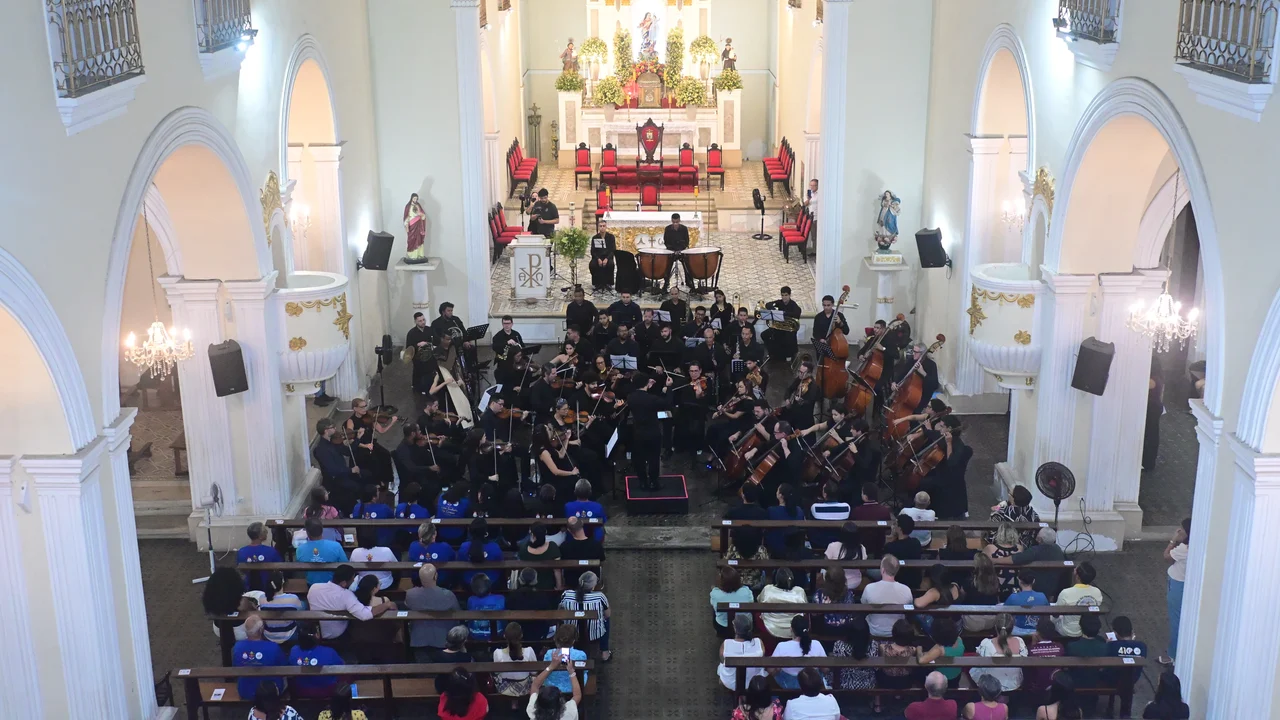 Orquestra Filarmônica de Alagoas faz concerto didático e se apresenta na Catedral de Penedo na quinta-feira (23)