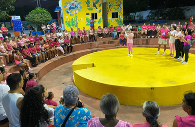 Outubro Rosa: Academia da Saúde de Luziápolis realiza grande ação em parceria com as Unidades de Saúde