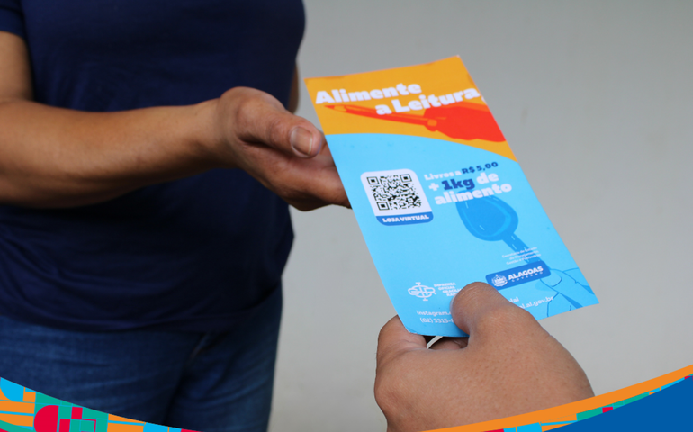 Campanha Alimente a Leitura já arrecadou mais de 500kg de alimentos para o programa Alagoas Sem Fome