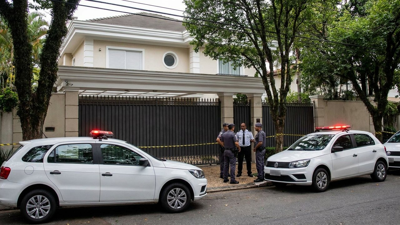 Mansão de Silvio Santos invadida em SP já foi palco de sequestro do apresentador e de Patrícia Abravanel