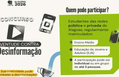 Justiça Eleitoral pelo Brasil: TRE-AL incentiva estudantes a combaterem a desinformação