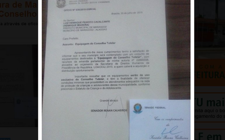 Prefeitura de Maragogi garante equipamentos para o Conselho Tutelar