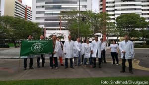 Greve dos médicos / Foto: Sindimed