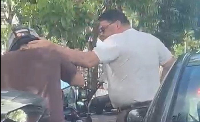 A vítima não reagiu às agressões feitas pelo PM