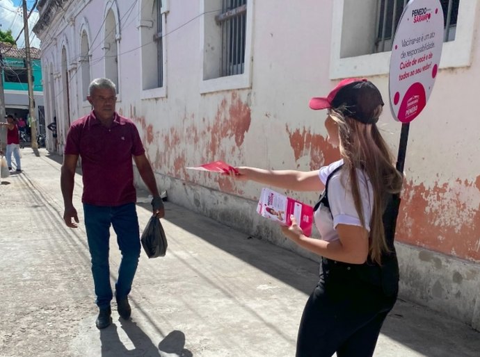 Ação Penedo Contra o Sarampo alerta sobre a importância da vacinação