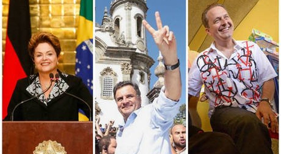 Dilma venceria os dois principais adversários no segundo turno /Monatagem/R7