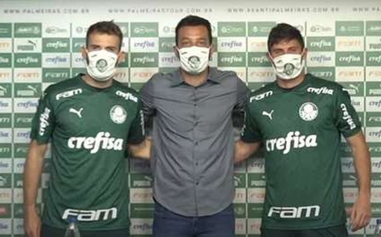 Apresentados, Empereur e Kuscevic dizem ter escolhido Palmeiras pela visibilidade