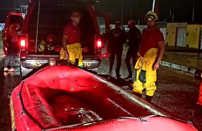 Corpo de Bombeiros registra 11 ocorrências e mais de 100 pessoas retiradas de área de risco 