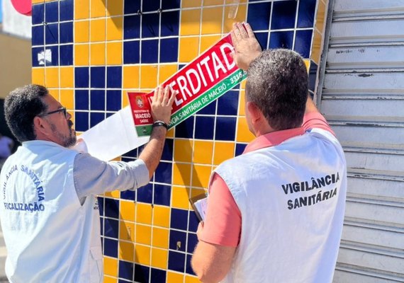 Vigilância Sanitária interdita fábrica de bolos e salgados no Centro de Maceió