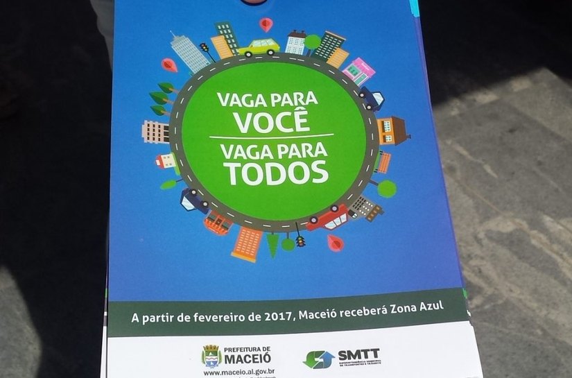 Fase educativa para implantação da Zona Azul em Maceió começa no dia 3