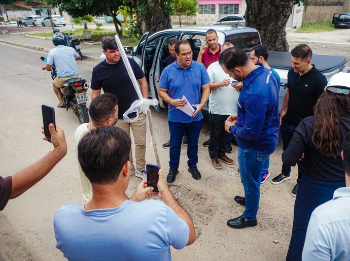 Prefeito André Bocão intensifica pressão sobre a BRK e leva Arsal às ruas de Marechal
