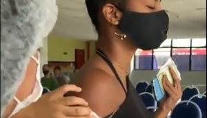 falsa aplicação de vacina.jpg / Foto: Redes Sociais