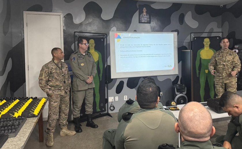 PMs de Alagoas integram equipe de instrutores em curso nacional sobre uso da força