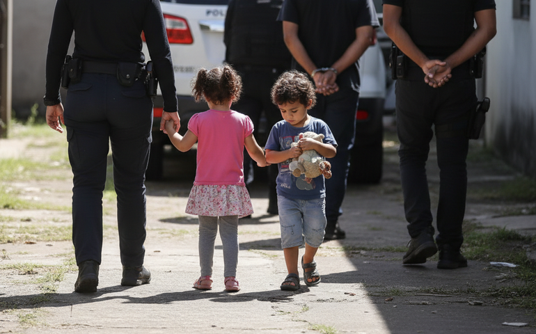 Suspeito de feminicídio é preso pela Polícia Civil com filhos da vítima em Maceió