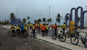 manifestação orla ciclistas