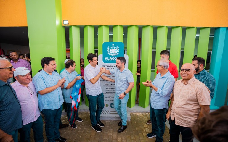 Creche Cria de Cacimbinhas é a 40ª entregue pelo Governo de Alagoas