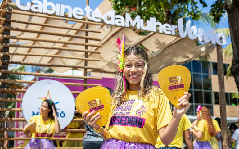 ‘Maceió Sem Assédio’ leva ações educativas e de acolhimento às mulheres nas prévias