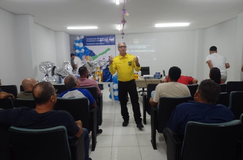 DMTT promove treinamento para motoristas do transporte municipal de hemodiálise