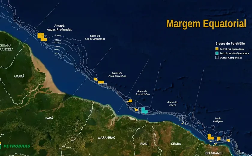 Petrobras envia sonda à Margem Equatorial para retomar exploração